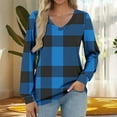 thumbnail image 2 of Under 10 dollars! Women Long Sleeve Tops Shirts V Neck Loose Fit Soft Casual Solid Color T-Shirts Fall Clothing 2025 Teacher Clothes, 2 of 5