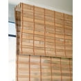 thumbnail image 6 of Chicology 31"W x 64"H Squirrel Cordless Bamboo Roman Shades, Natural Woven Wood, Light Filtering, Safe for Kids & Pets, 6 of 6