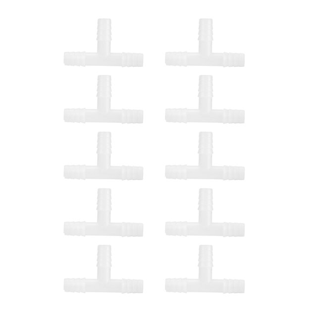 10PCS ABS Aquarium Tee Connector 3 Way Tubing Volume Air Flow Control Valve Fish Tank Oxygen Pump Accessories