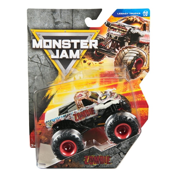 Monster Jam, Official Zombie Monster Truck, Die-Cast Vehicle, 1:64 Scale, Kids Toys for Boys Ages 3 and up