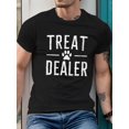 thumbnail image 1 of Camiseta con estampado "TREAT DEALER". Camiseta informal de manga corta para hombre, ideal para el verano. Para adultos, hombres, mujeres, adolescentes, jóvenes., 1 of 6