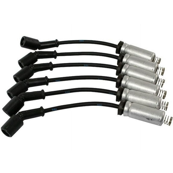 Spark Plug Wire Set - Compatible with 2014 - 2021 Chevy Silverado 1500 4.3L V6 2015 2016 2017 2018 2019 2020