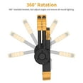 thumbnail image 4 of RUNACC Pliage LED Lampe de Travail USB Rechargeable Portable Lampe de Travail Stand avec Rotation à 360°, 4 of 6