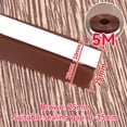 thumbnail image 1 of SEARCHI Weather Strippin, Silicone Door Seal Strip Sticker Adhesive for Door Window 16Ft Long, Brown Width 25mm, 1 of 7