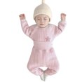 thumbnail image 2 of Cowsor Unisex Newborn Baby 2PC Set Cotton Long Sleeve Baby Outfit Soft Comfortable Baby Clothes for Boys and Girls, 2 of 5