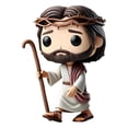 thumbnail image 1 of Cute doll Jesus statue creative gift decoration crafts family bedroom living room decoration, 1 of 4
