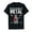 Black 4, variant on Metallicat Meowster Funny Cat Rock Music T-Shirt for Men Women Cotton Top Tee Fashion Casual Short Sleeves