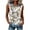 Khaki, variant on GERsome Hooded Tank Tops Women's Sleeveless Shirts Trendy Print Color Block Summer Casual Blouses A-Green Size XL