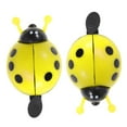 thumbnail image 4 of HOMEMAXS Cute Ladybug Bike Bell for Handlebar with Clear Sound Horn Alarm Made of Plastic and Aluminum Yellow 2pcs, 4 of 8