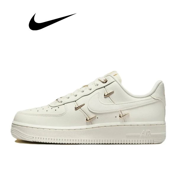 Zapatillas de skate originales Air Force 1 Low '07 para mujer, unisex, estilo retro clásico, color blanco puro, DD8959-100