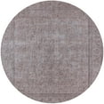 thumbnail image 1 of Ahgly Company Indoor Round Mid-Century Modern Rose Purple Oriental Area Rugs, 7' Round, 1 of 6