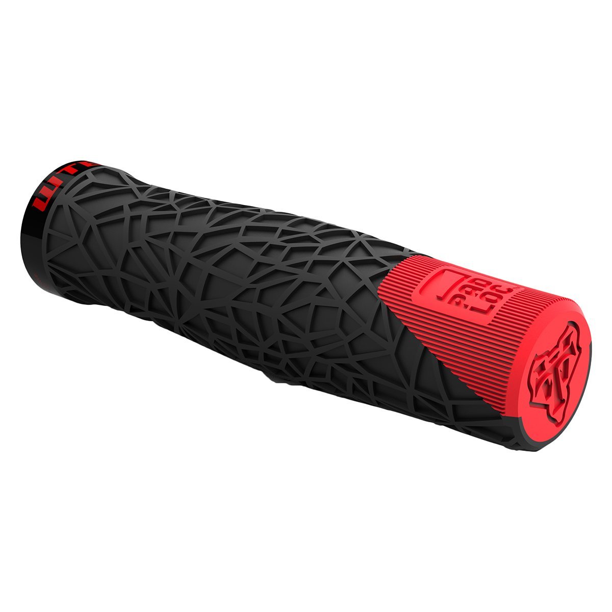 GRIPS ACE PADLOC LOCKING BK/RD/BK, Wtb Ace PadLoc Grip Bulged Grips