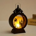 thumbnail image 1 of 1pc Vintage LED Halloween Candle Lantern - Glittering Indoor Hanging Lantern for Holiday Festival Home Decoration, 1 of 5