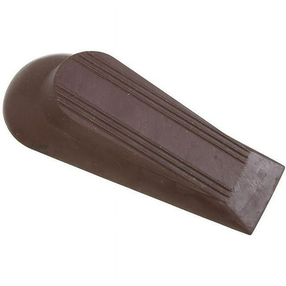 5 in. The Wedge Door Stop, Brown