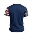 thumbnail image 6 of LTTVQM 250th Anniversary USA Shirt Mens Short Sleeve Flag T-Shirt American Patriotic 1776-2026 Crew Neck Pullover 4th of July Tops Navy 2XL, 6 of 7