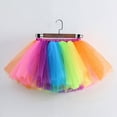thumbnail image 5 of Utlike Girls Skirts Kids Dance Party Rainbow Color Matching Ballet Skirt Princess Dress Up For Girl Size 6 Years-8 Years, 5 of 6