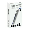Uni-Ball Vision Roller Ball Pen, Micro Point, Blue, 12 Count