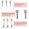 thumbnail image 3 of Juego de pinceles para decoración de uñas, 5 pinceles para diseño de uñas con tapa para bolígrafo, pincel para uñas en gel, pincel para delineador de uñas, 3 of 7