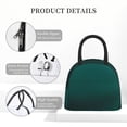 thumbnail image 4 of Easygdp Dark teal green Bolsa de Almuerzo Insulada Grande, Forro de Aluminio, Diseño Espacioso, a Prueba de Fugas, Ideal para Trabajo, Picnics, Viajes y Actividades al Aire Libre, 4 of 6
