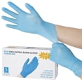 thumbnail image 1 of 100PCS Professional Nitrile Gloves Multi-Purpose Vinyl Gloves Safety Work Gloves Latex Powder Free Gardening Nitrile Gloves for Home Kitchen Outdoor Use 9 Inch, 1 of 7