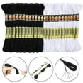 thumbnail image 3 of MYG Diy Embroidery Thread Black And White Embroidery Thread Hand Braided Thread, 3 of 7