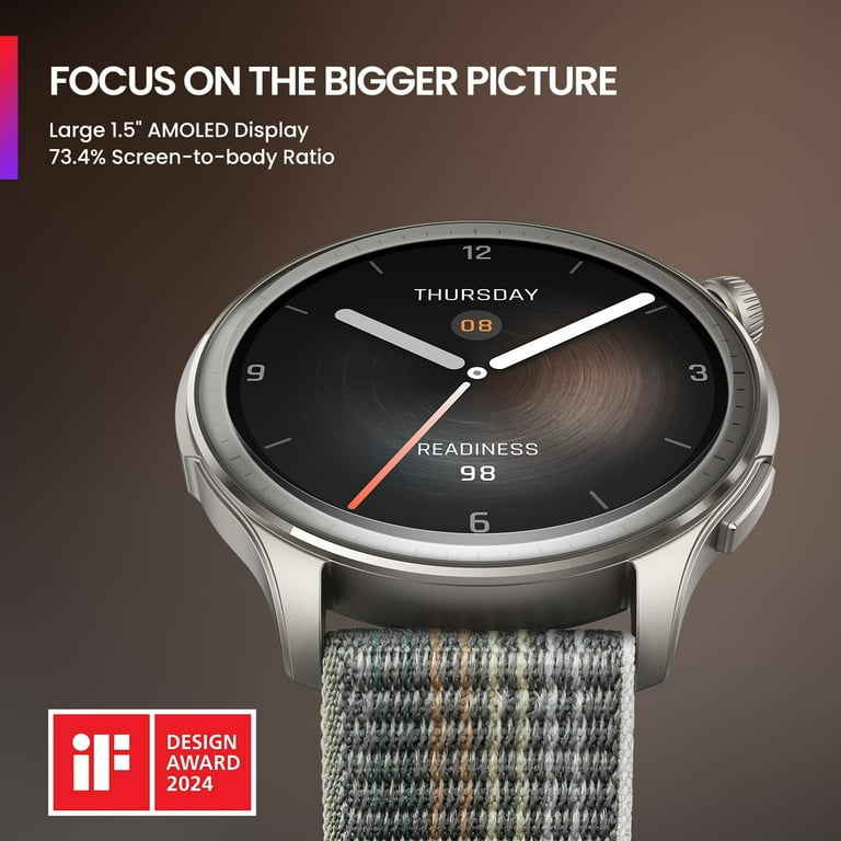 Amazfit Balance Smart Watch 46mm with Body Composition & Health Analysis, Sleep Recovery, GPS, Bluetooth Calling, 14-Day Battery Life, 150+ Sports Amazfit Balance Smart Watch 46mm with Body Composition & Health Analysis, Sleep Recovery, GPS, Bluetooth Calling, 14-Day Battery Life, 150+ Sports