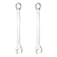 thumbnail image 1 of 2Pcs Combination Wrench 21mm Metric 12-Point Box and Open End 45# Carbon Steel, 1 of 7