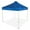 Blue, variant on Impact Canopy 10x10 Pop Up Canopy Tent, Powder Coated Steel Frame, Straight Leg, Wheeled Roller Bag, White