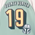 thumbnail image 4 of Star Wars The Mandalorian Grogu Mesh Baseball Jersey Athletic V-neck Raglan Button Down Shirt Toddler to Big Kid, 4 of 4