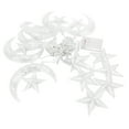 thumbnail image 1 of Guirnalda De Luces Decorativas Con Forma De Estrella Y Luna, 3,3 Yardas, 126LED, Para Festival De Ramadán, Boda, Fiesta, Hogar, Terraza, Ventana Y Jardín, 1 of 7