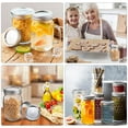 EEEkit 100pcs Wide Mouth Canning Lids for Mason Jar, LeakProof Sealing