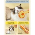 thumbnail image 4 of FYTPOV Self-Cleaning Slicker Brush for Dogs Cats, Lightweight Dog Brush for Shedding Massaging Grooming, Cute Cat Brush, Long Pin Brush, 4 of 5