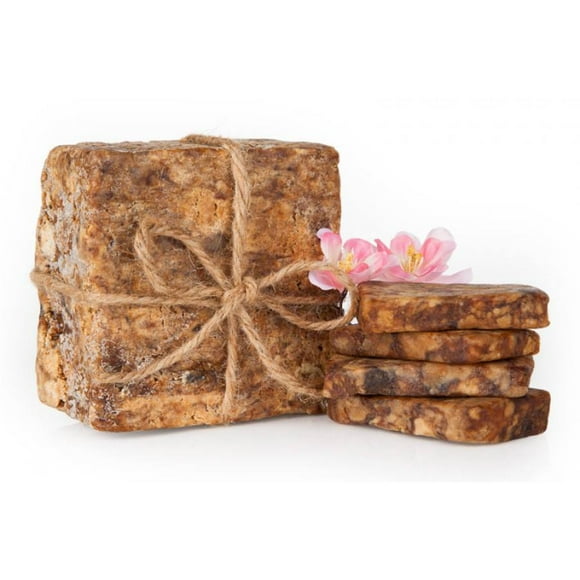 African black soap organic unrefined pure raw 100% natural from ghana 2 oz