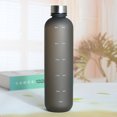 thumbnail image 3 of Soidarity Botella de agua de 1000ml, vaso portátil para exteriores, tapa de acero inoxidable, taza para beber, reutilizable, para estudiantes, escuela, Kits de desorden para acampar Negro Soidarity OD028155-03, 3 of 6