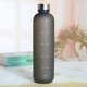 thumbnail image 5 of Soidarity Botella de agua de 1000ml, marcador de tiempo portátil, recipiente para bebidas, tapa de acero inoxidable, taza para beber, Camper reutilizable, Kits de desorden para acampar Negro Soidarity OD028155-03, 5 of 6