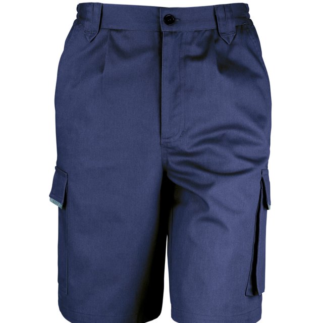 Workguard de Rusult - Pantalones cortos de deporte aire libre / trabajar Unisex Hombre Mujer - Trabajo/Alpinismo (Azul real)