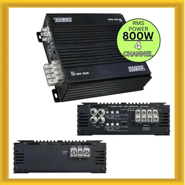 New Sundown Audio SFB-200.4V2 4 Channel Car Amplifier 800 Watts RMS Power 1 OHM
