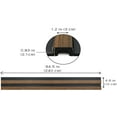 thumbnail image 2 of Concord Panels | Faux Wood Slat - Walnut Craft | Waterproof Slat Panel | 94.5” x 4.8” Each | Wood Wall Panels for Interior Decor CO100-26 (Pack of 6 - 18.9 sqft), 2 of 5