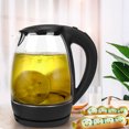 thumbnail image 2 of 220-240V Auto Shut-Off Water Heater with EU Plug Glass Electric Kettle for Home Use, 2 of 8