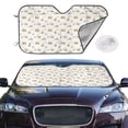 thumbnail image 2 of Uemuo Dump Truck Pattern Accordion Car Windshield Sun Shade, Foldable Reflective Sun Visor for Car, Reflector Windshield Sunshade-Medium, 2 of 7