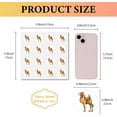 thumbnail image 2 of 128Pcs Camel Planner Stickers Helmet Sticker Decals Self-Adhesive Waterproof Animal Sticker Round Dot Cartoon Decal Bulk Tags for Scrapbooking Craft Calendar Water Bottles Laptop 2.5cm for DIY, 2 of 9