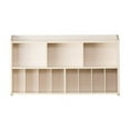 thumbnail image 1 of Foundations Wall Mounted Diaper Organizer, 11 Storage Cubbies, Durable Wood, Natural, 1 of 3