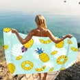 thumbnail image 4 of LYEAA Beach Towels Oversized Microfiber 75x150cm Sandproof Beach Towel Beach Blanket Bath Towel Lightweight Shawl Sweat Towel for Travel Vacation Swimming Pool, 4 of 6
