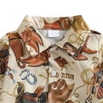thumbnail image 5 of Karoyedx Winter Newborn Boy Clothes Baby Bodysuit Long Sleeve Bodysuits for Boys Girls Infant Soft Clothes Brown Size,6-12 Months, 5 of 7