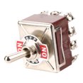 thumbnail image 4 of 3 Position Toggle Switch 4PDT 12 Pin 15A 250VAC 10A 380VAC Compact Size Easy Installation for Automobile Home Appliance Industrial Control, 4 of 7