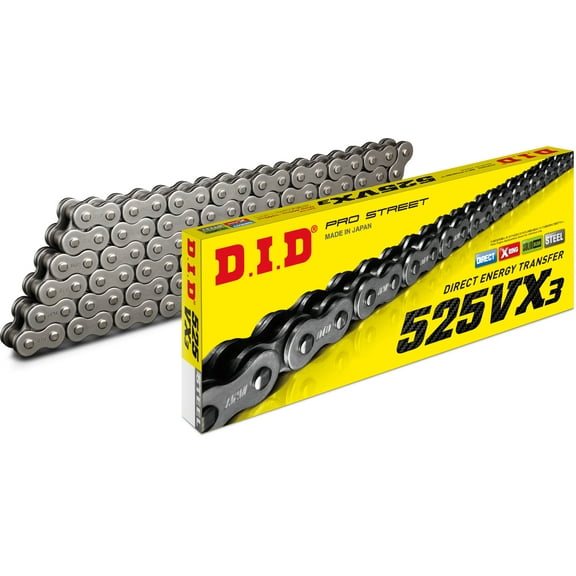 D.I.D New 525VX3 Racing Chain, 690-11112