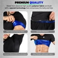 thumbnail image 3 of Chaleco de sauna Kewlioo para hombre, que atrapa el calor, talla L, color negro, 3 of 8