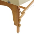 thumbnail image 7 of Saloniture Portable Physical Therapy Massage Table - Low to Ground Stretching Treatment Mat Platform - Cream, 7 of 7