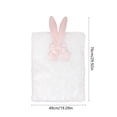 thumbnail image 3 of Iumwxz Easter Bunny Ear Chair Cover Set with Long and Short Hair, Festive Decoration for Dining Room or Living Space, Easy to Install Reusable Chair Back Covers for Easter Celebrations, 3 of 7