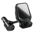 Jrocdr 5.0 InCar Wireless FM MP3 AUX Adapter 2 USB Charger Tooth